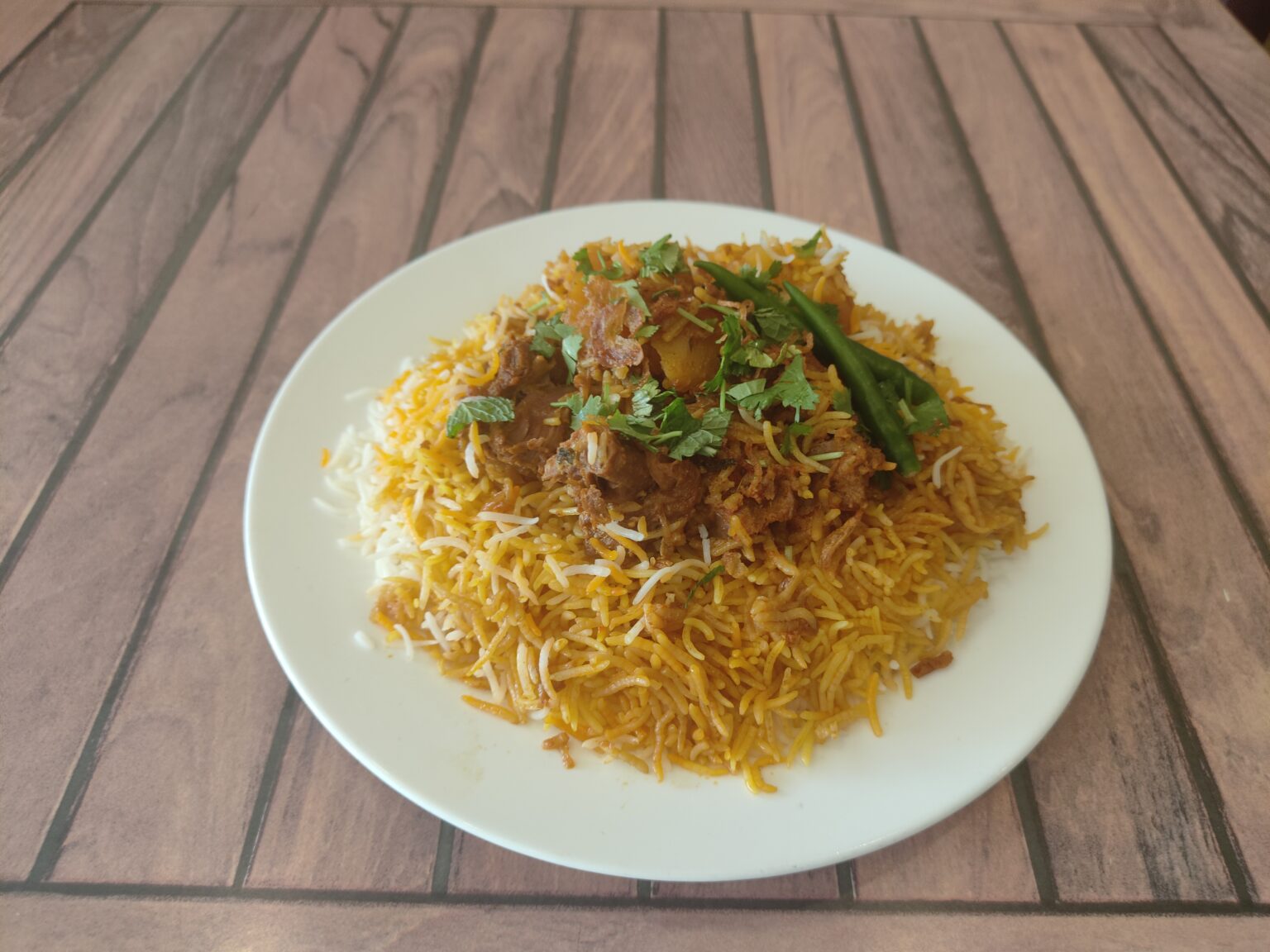 Bombay Mutton Dum Biryani served only at Paratha King Kuwait